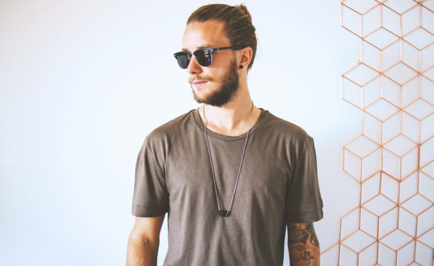 man wearing sunglasses